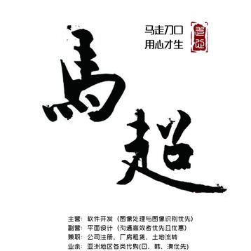 软件开发相关均可，强项图像处理。