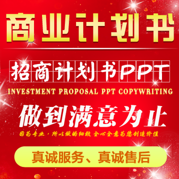 商业计划书PPT招商计划书PPT自媒体营销文案撰稿