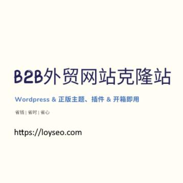 B2B外贸网站克隆站